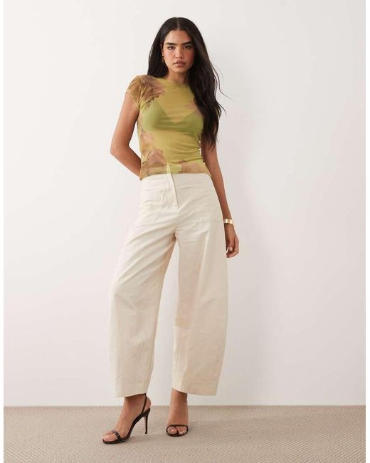ASOS Multicolor Printed Mesh Top