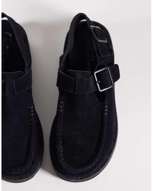 Clarks Blue Meare Easy Shoes