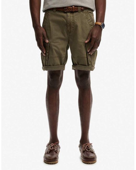 Superdry White Core Cargo Shorts for men
