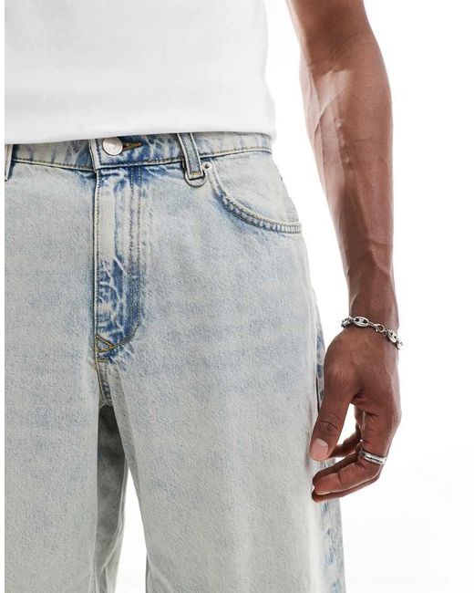 River Island White Jorts for men