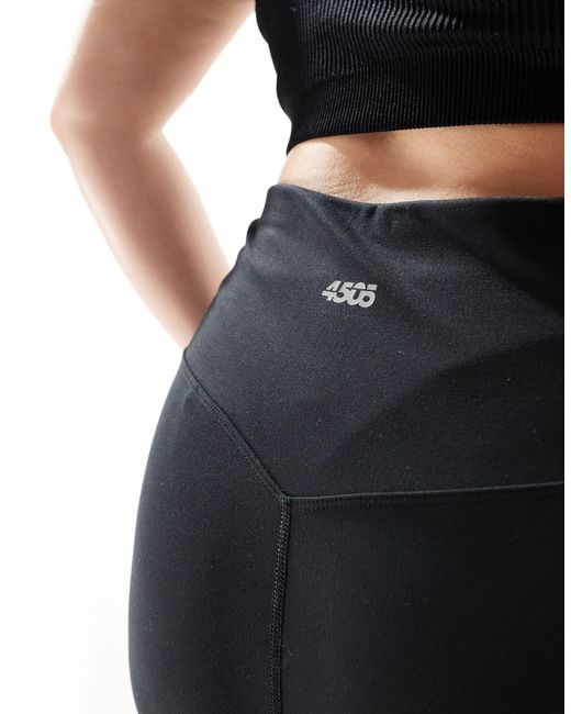 Curve - icon - short legging 20 cm doux au toucher ASOS 4505 en coloris Black
