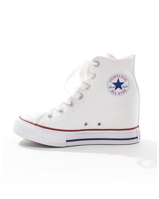 Converse White Chuck Taylor All Star Wedge Trainers