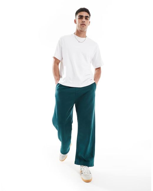 Hollister White Contrast Seam Super baggy jogger for men