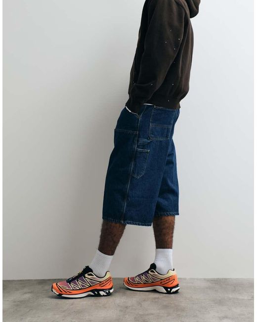 Carhartt White Og Double Knee Loose Fit Jorts for men