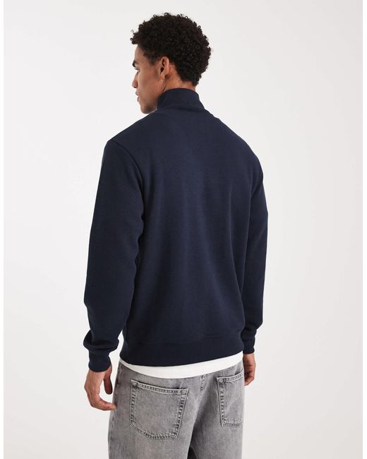 Threadbare – fleece-pullover in Blue für Herren