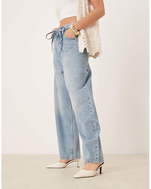 Raid Blue Alya Heeled Mules