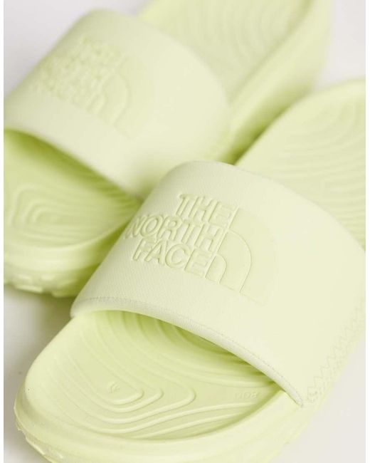 The North Face Yellow Never Stop Cush Slides