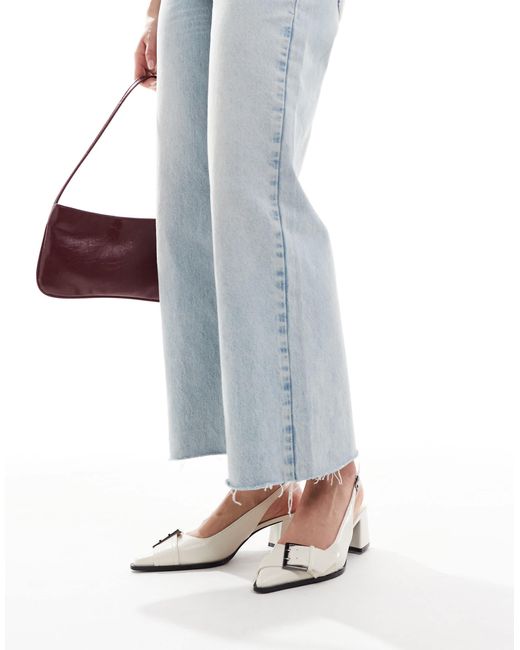 Stradivarius Blue Slingback