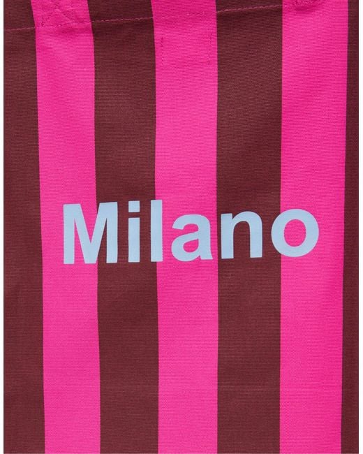 Pull&Bear Pink Gestreifte city-tasche