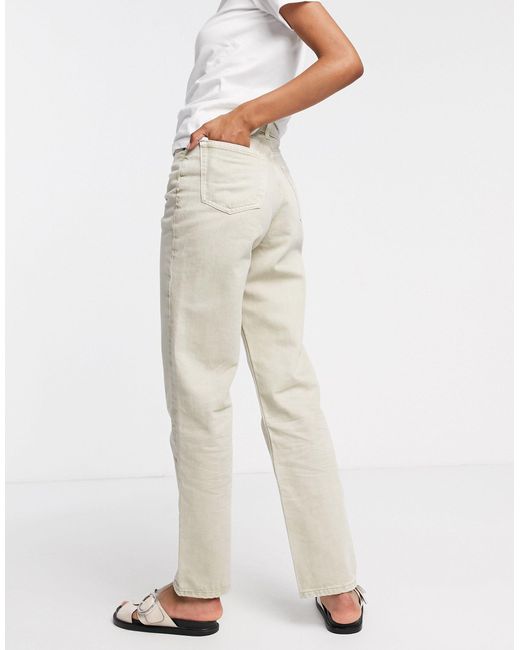 putty dad straight leg jeans