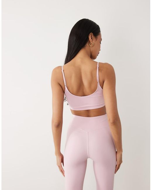 Gina Tricot Pink Mix And Match Yoga Bralette Top