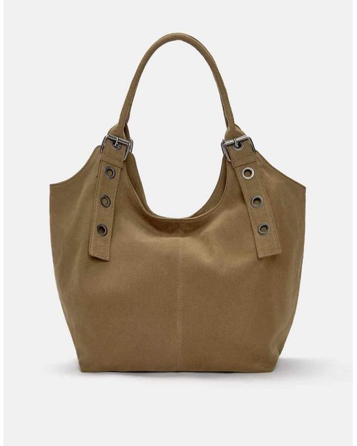 Pull&Bear Brown Shopper Bag
