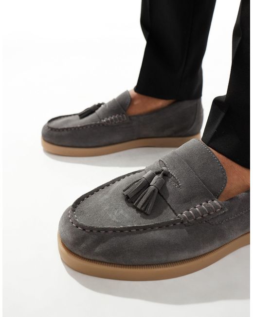 ASOS Black Boat Shoe for men