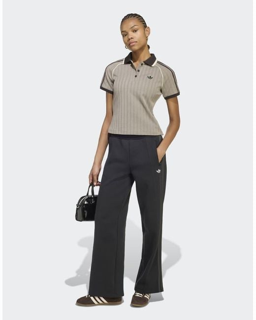 Adidas Originals Natural Tweed Polo Shirt