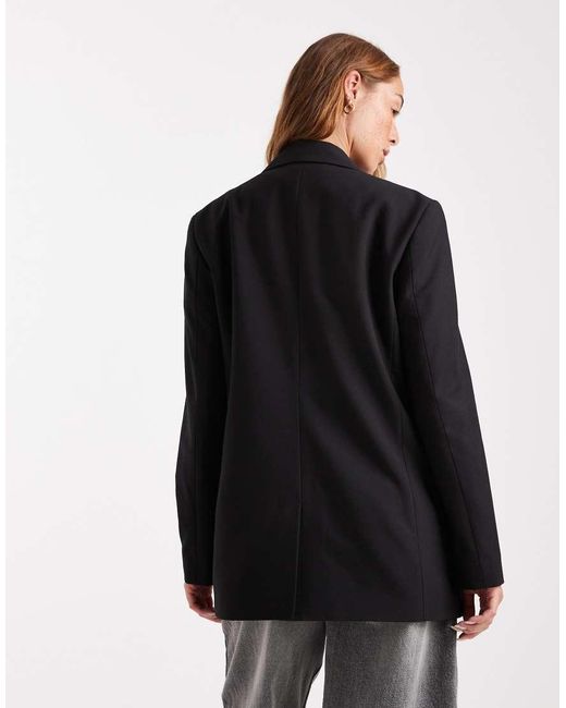 ASOS Black Tailored Relaxed Blazer