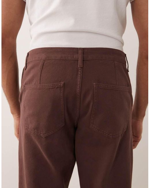 ASOS Natural Tapered Trouser for men