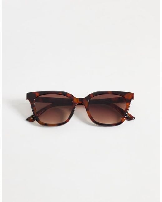Mango Brown Oversized Sunglasses