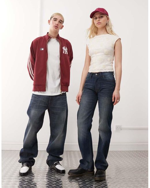 Cheap Monday Blue Anti Rigid Straight Leg Jeans
