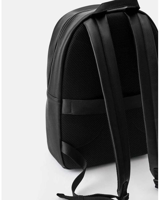 Pull&Bear Black Rigid Backpack for men