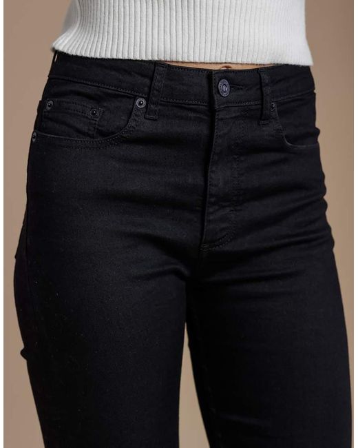 French Connection Blue Cotton Blend Stretch High Rise Skinny Denim Jeans