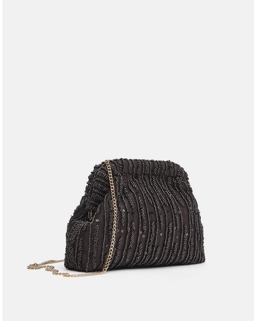 Pochette Con Perline di Pull&Bear in Black