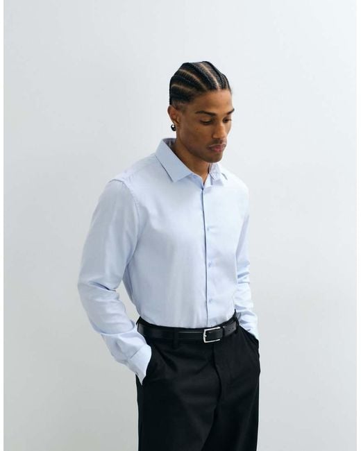 ASOS White Regular Fit Smart Shirt for men