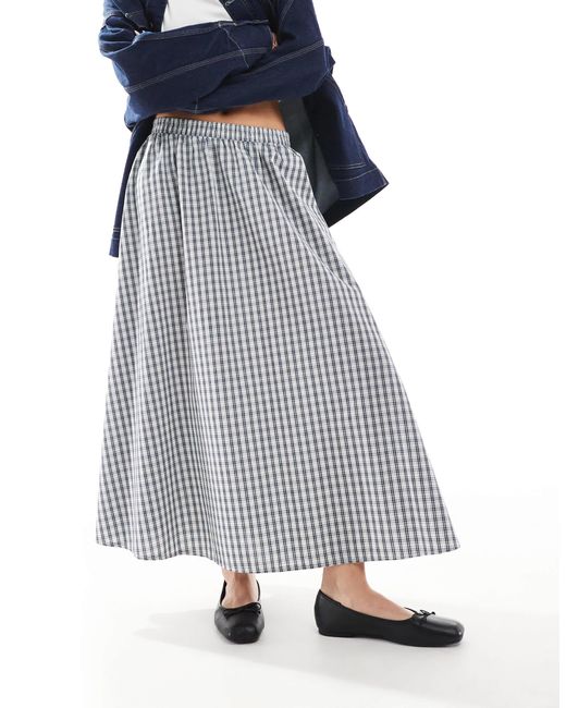New Look Blue – plissierter midirock