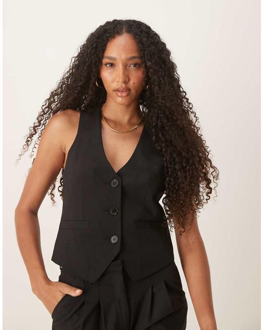 ASOS Black Waistcoat