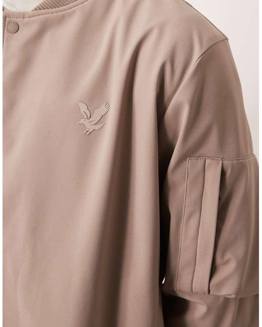 Lyle & Scott Softshell Bomberjack in het Natural voor heren