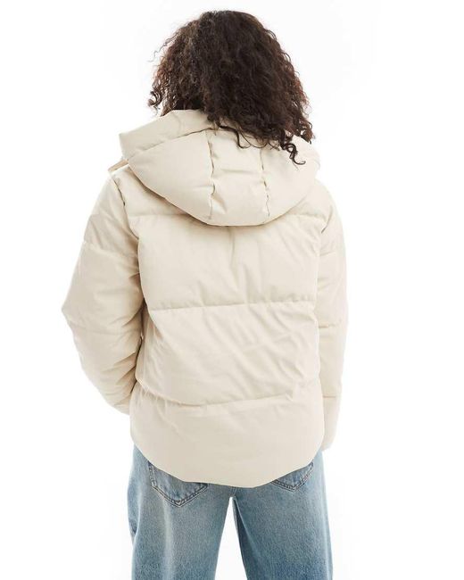 Vero Moda Natural Short Coated Padded Jacket