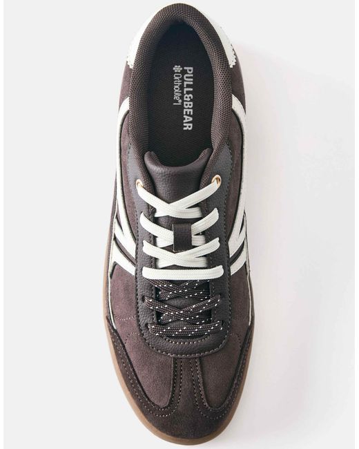 Pull&Bear White Retro-sneaker