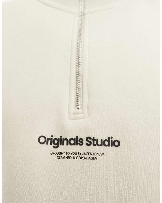 Jack & Jones – sweatshirt in White für Herren