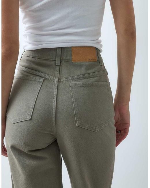 ASOS Gray Asos Design Tall Straight Wide Leg Jeans