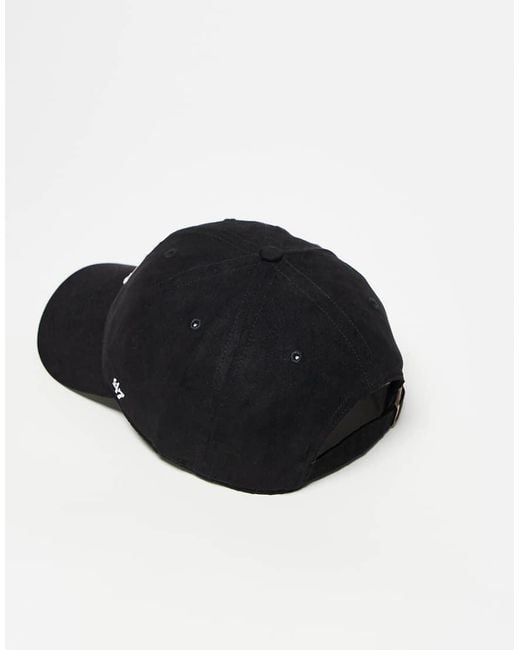 '47 Black Ny Yankees Clean Up Suede Look Cap