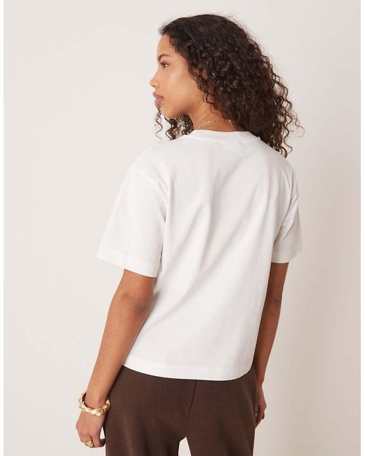 Gina Tricot Brown Short Sleeve Boxy T-shirt