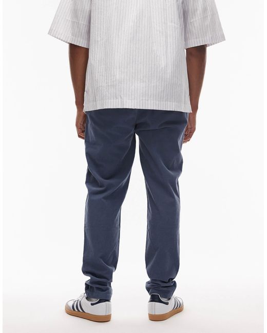 Tommy Hilfiger Blue Isaac Cord Trousers for men