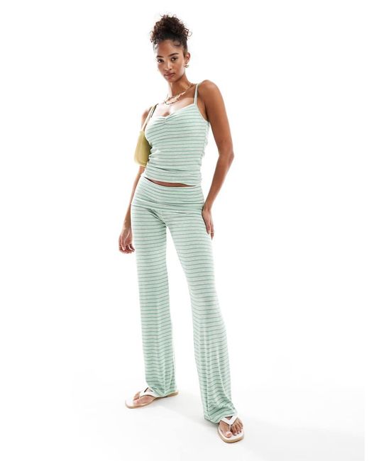 Cotton On Multicolor Striped Rosette Sleep Cami