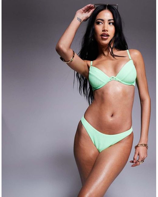 Boux Avenue Green Ibiza Brazilian Bikini Bottoms