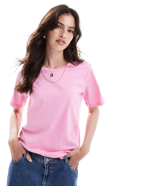 ONLY Pink Crew Neck T-shirt