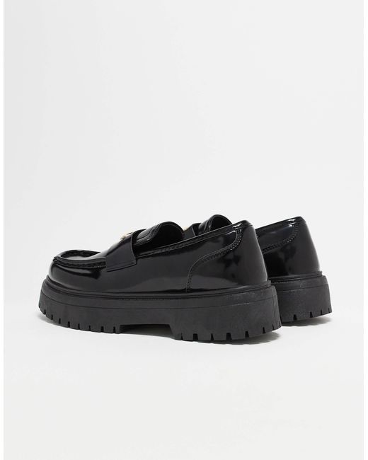 ASOS Black Chunky Loafers for men