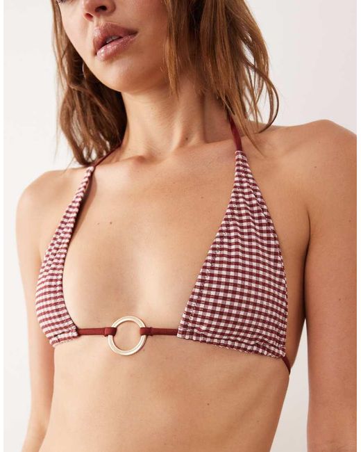 Kulani Kinis Green Ring Halter Bikini Top