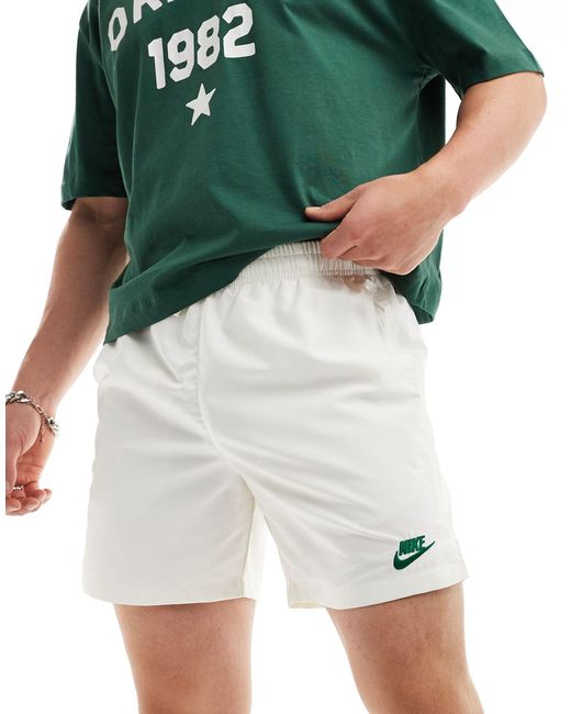 Club vignette - short tissé - crème Nike pour homme en coloris Green