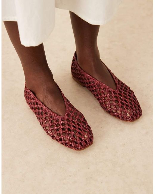 ASOS Brown Linus Clean Ballets