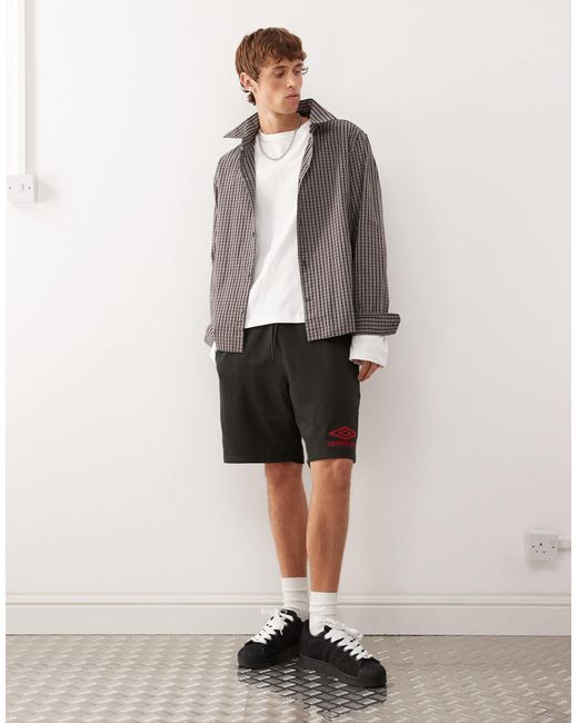 Umbro – iconic – shorts ins in Gray für Herren