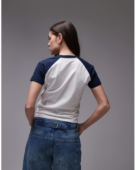 Tommy Hilfiger Blue Raglan T-shirt