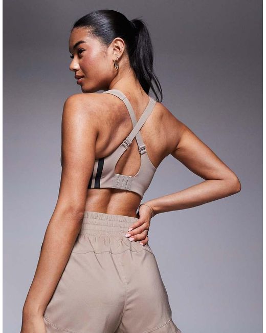 Adidas Originals Gray Adidas Training Strength High Support Sports Bra