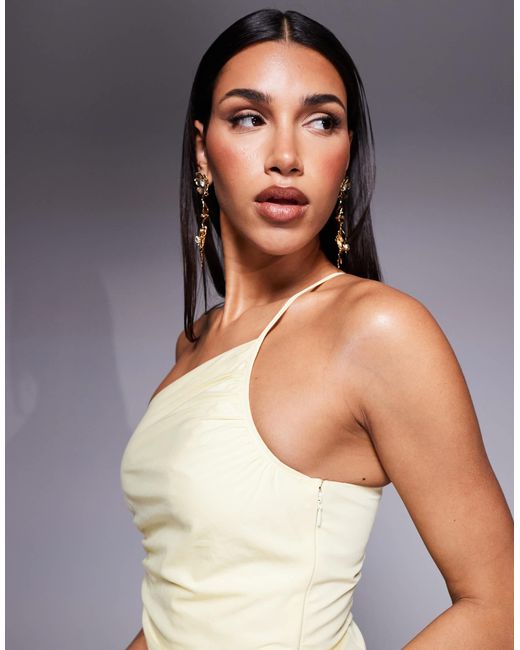 Forever New Yellow – asymmetrisches midaxi-kleid