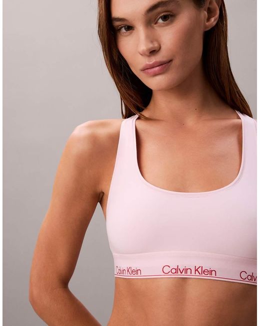 Calvin Klein Brown Icon Cotton Modal Bralette
