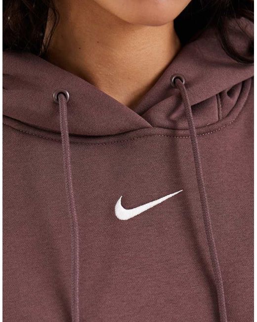 Nike Brown Phoenix Fleece Oversized Hoodie