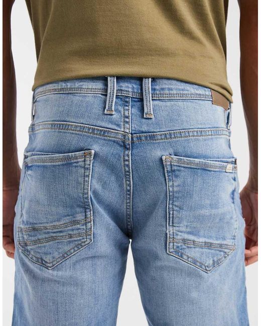 Blend Blue Regular Fit Straight Leg Jeans for men